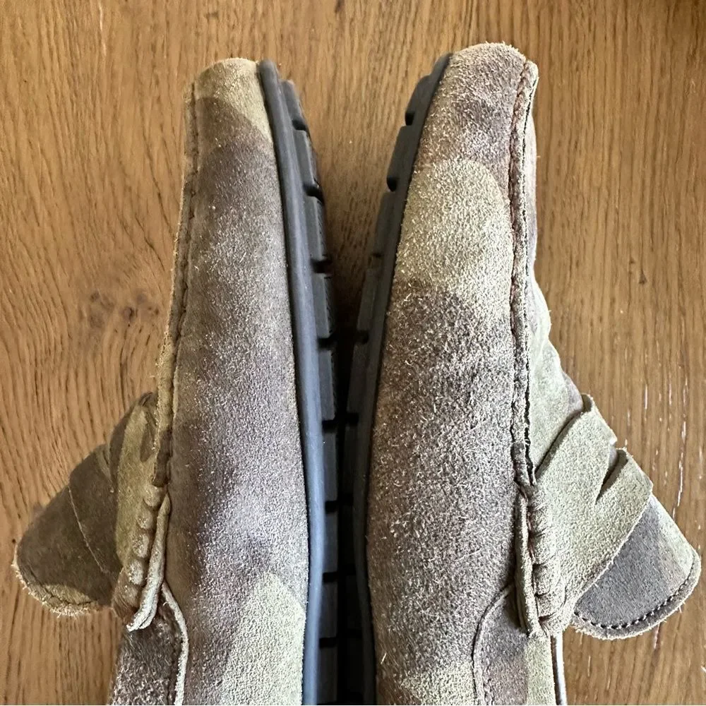Russell & Bromley men’s camo print suede slip ons, loafers, driver Men's EU 41.5